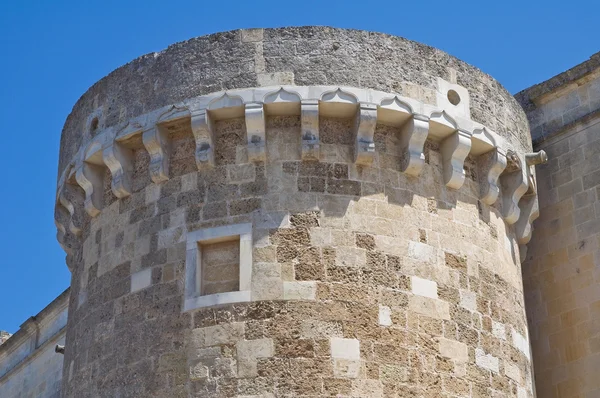 Zamek Aragoński martano. Puglia. Włochy. — Zdjęcie stockowe
