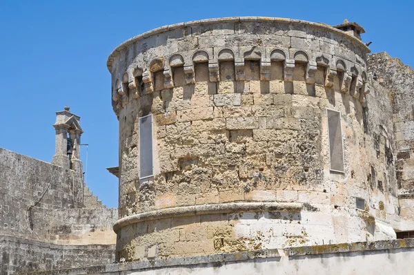 Арагонский замок Мартано. Апулия. Италия . — стоковое фото