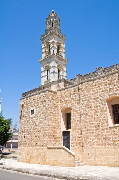 Kostel Panny Marie Nanebevzetí Panny Marie. Soleto. Puglia. Itálie. — Stock fotografie