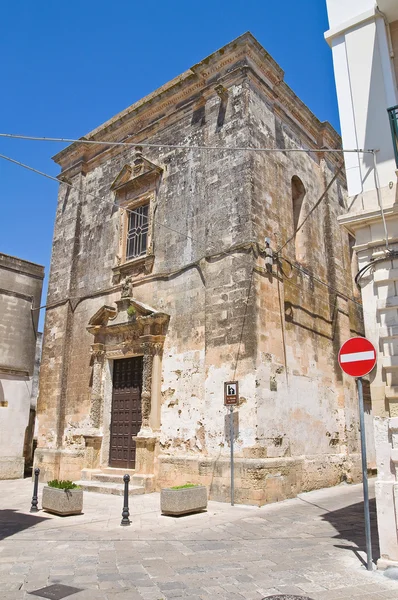 St. nicola kirche. Sohle. Apulien. Italien. — Stockfoto
