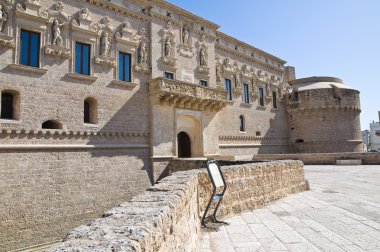 corigliano d'otranto monti kale de. Puglia. İtalya.