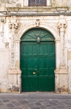 De Monti palace. Corigliano d'Otranto. Puglia. Italy. clipart