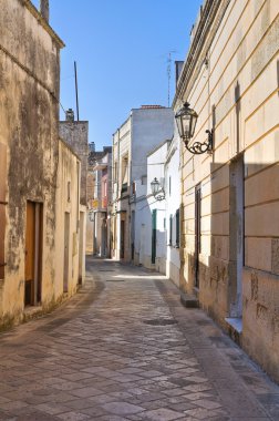 alleyway. Corigliano d'otranto. Puglia. İtalya.