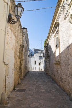 alleyway. Corigliano d'otranto. Puglia. İtalya.