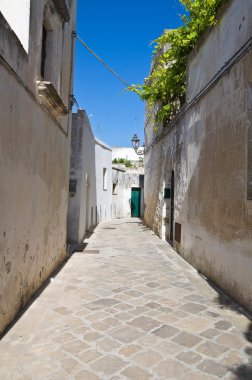 alleyway. Corigliano d'otranto. Puglia. İtalya.