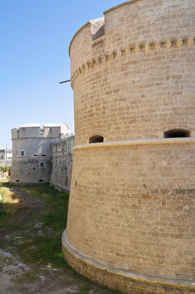 De monti slottet av corigliano dʼOtranto. Puglia. Italien. — Stockfoto