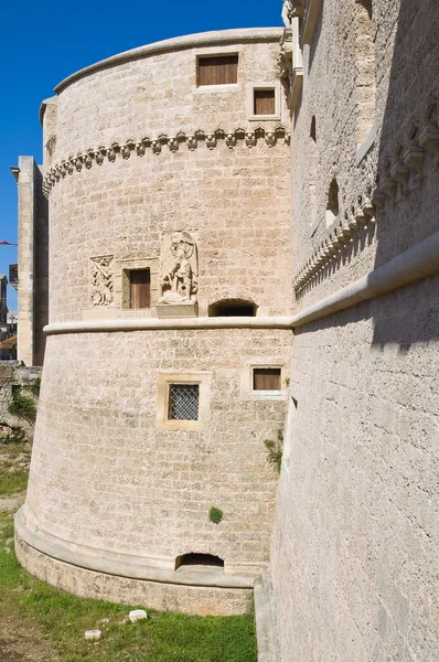 De monti zamek corigliano dʼOtranto. Puglia. Włochy. — Zdjęcie stockowe
