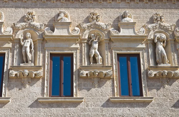 Castelo De Monti de Corigliano d 'Otranto. Puglia. Itália . — Fotografia de Stock