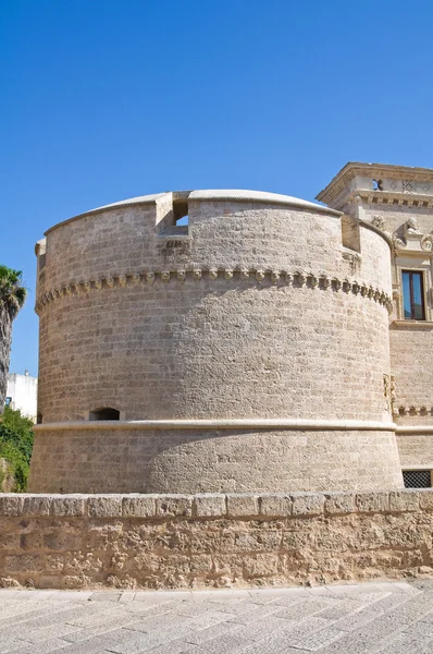 Castelo De Monti de Corigliano d 'Otranto. Puglia. Itália . — Fotografia de Stock