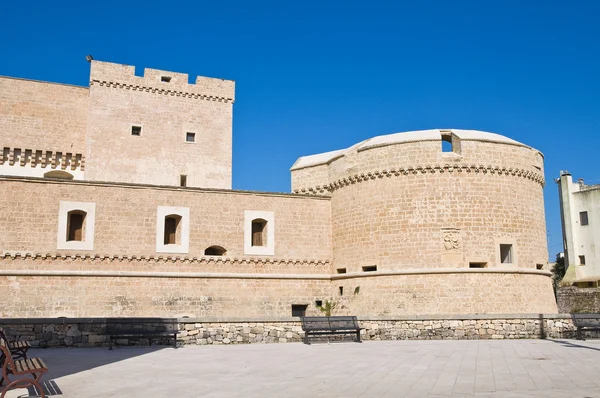 De Monti Castle of Corigliano d'Otranto. Puglia. Italy. — Stock Photo, Image