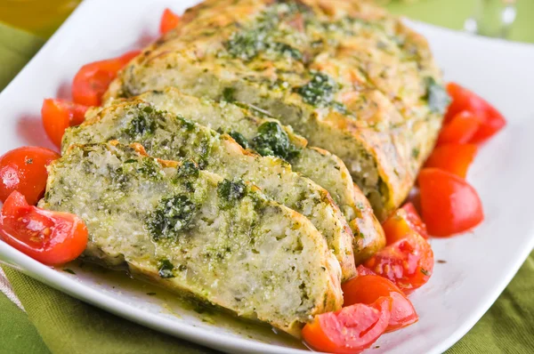 Plantaardige meatloaf. — Stockfoto