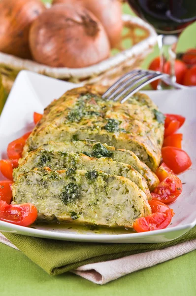 Plantaardige meatloaf. — Stockfoto