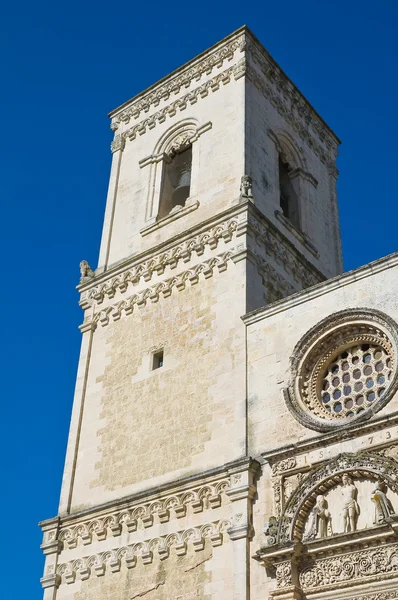 Iglesia Madre de Santa Nicola. Corigliano d 'Otranto. Puglia. Italia . — Foto de Stock