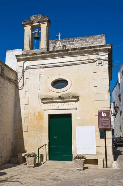 Kostel svatého luigi gonzaga. Corigliano d'otranto. Puglia. Itálie. — Stock fotografie