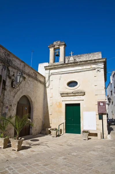 St. luigi gonzaga kerk. Corigliano d'otranto. Puglia. Italië. — Stockfoto