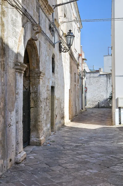 Callejuela. Corigliano d 'Otranto. Puglia. Italia . —  Fotos de Stock