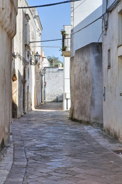 Alleyway. Corigliano d'Otranto. Puglia. Italy. — Stock Photo, Image