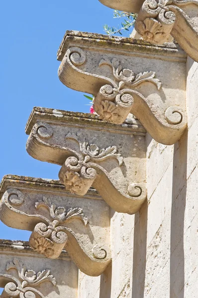 Historiskt palats. Soleto. Puglia. Italien. — Stockfoto