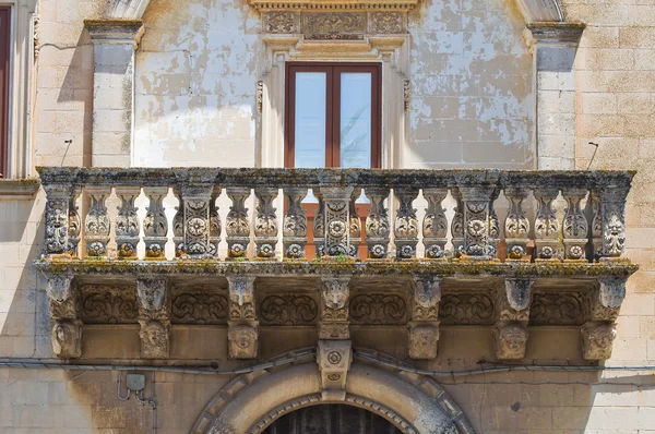 andrichi-moschettini Sarayı. Martano. Puglia. İtalya.