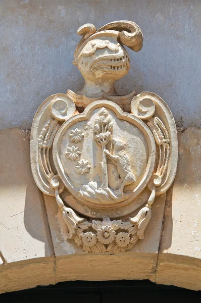 Orsini coat of arms. Soleto. Puglia. Italy. — Stock Photo, Image