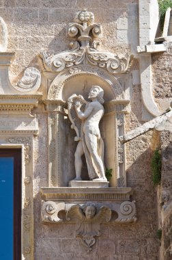 corigliano d'otranto monti kale de. Puglia. İtalya.