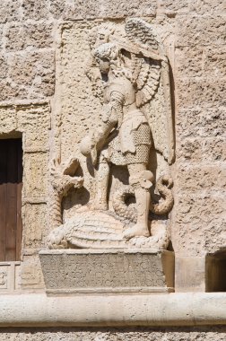 corigliano d'otranto monti kale de. Puglia. İtalya.