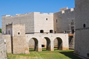 barletta'nın Kalesi. Puglia. İtalya.