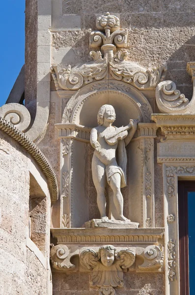 De monti zamek corigliano dʼOtranto. Puglia. Włochy. — Zdjęcie stockowe