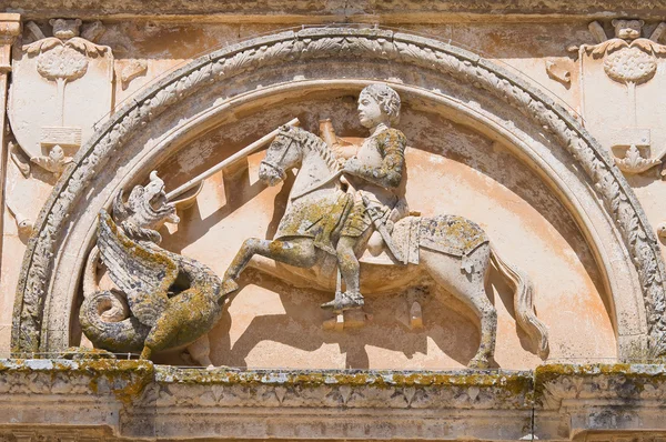 Anya templom San giorgio. Melpignano. Puglia. Olaszország. — Stock Fotó