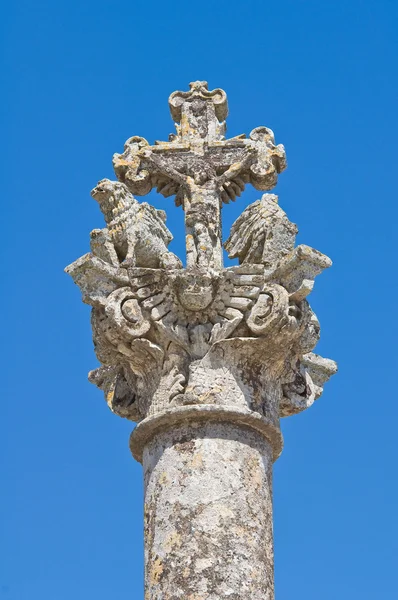 Columna de Osanna. Sternatia. Puglia. Italia . — Foto de Stock