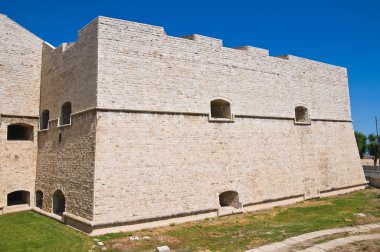 barletta'nın Kalesi. Puglia. İtalya.