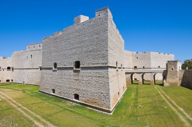 barletta'nın Kalesi. Puglia. İtalya.