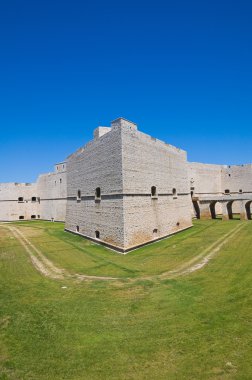 barletta'nın Kalesi. Puglia. İtalya.