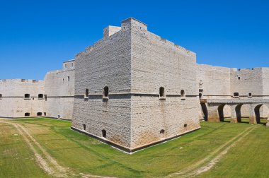 barletta'nın Kalesi. Puglia. İtalya.