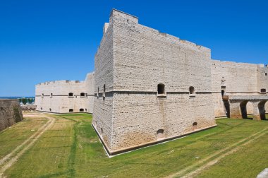 barletta'nın Kalesi. Puglia. İtalya.