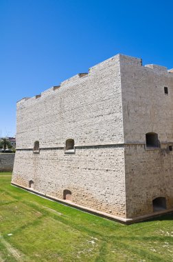 barletta'nın Kalesi. Puglia. İtalya.