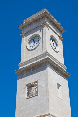 Clocktower. Barletta. Puglia. Italy. clipart