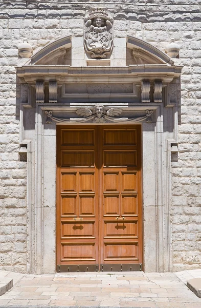 Kostel svatého chiara. Barletta. Puglia. Itálie. — Stock fotografie
