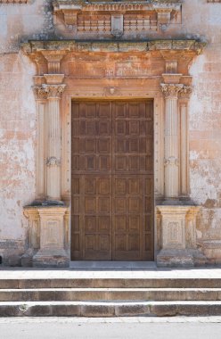 Kilise our lady of grace. Linz. Puglia. İtalya.