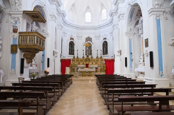 Kilise ve Dominikliler. sternatia. Puglia. İtalya. — Stok fotoğraf