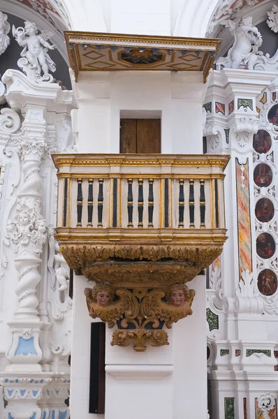 Kilise ve Dominikliler. sternatia. Puglia. İtalya. — Stok fotoğraf