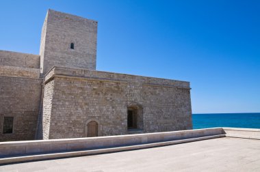 Trani Swabian castle. Puglia. İtalya.