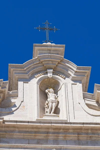 Kostel svatého agostino. Trani. Puglia. Itálie. — Stock fotografie