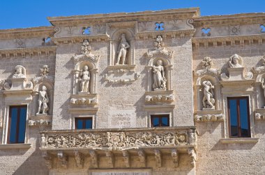 corigliano d'otranto monti kale de. Puglia. İtalya.