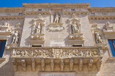 corigliano d'otranto monti kale de. Puglia. İtalya.