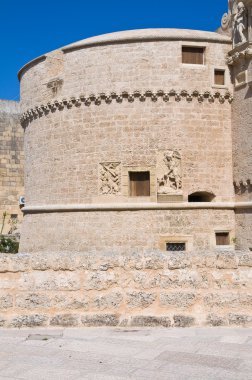 corigliano d'otranto monti kale de. Puglia. İtalya.