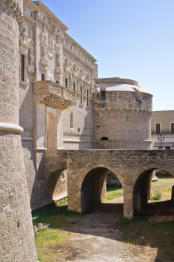 corigliano d'otranto monti kale de. Puglia. İtalya.