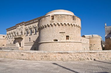 De Monti Castle of Corigliano d'Otranto. Puglia. Italy. clipart