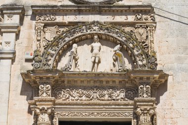 Aziz nicola anne Kilisesi. Corigliano d'otranto. Puglia. İtalya.