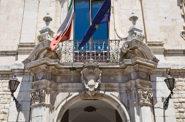 Real Monte di Pietà palace. Barletta. Puglia. Italy. — Stok fotoğraf